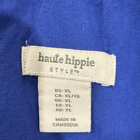 Haute Hippie Royal Blue Spaghetti Strap Jumpsuit - Picture 2 of 5